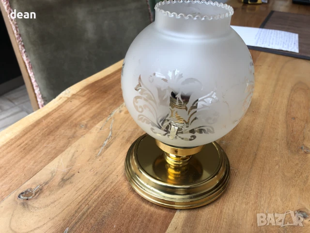 Маркова настолна лампа vintage, снимка 2 - Настолни лампи - 51320971