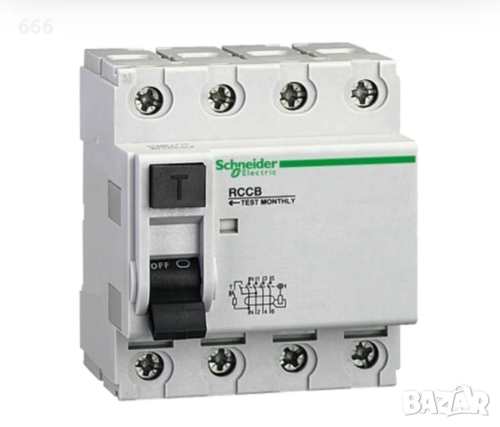 Дефектнотокова защита ID „Domae“ 4P 25A 30mA Тип AC 23038