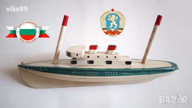 Старо дървено българско корабче, снимка 1 - Антикварни и старинни предмети - 46452789
