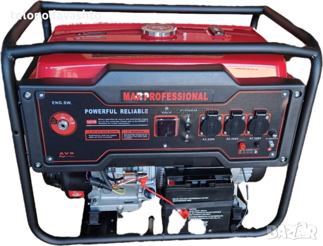 Професионален Генератор за ток HOLGER 9.5kW. ел. старт, медни намотки / Агрегат за ток, снимка 2 - Генератори - 52788625