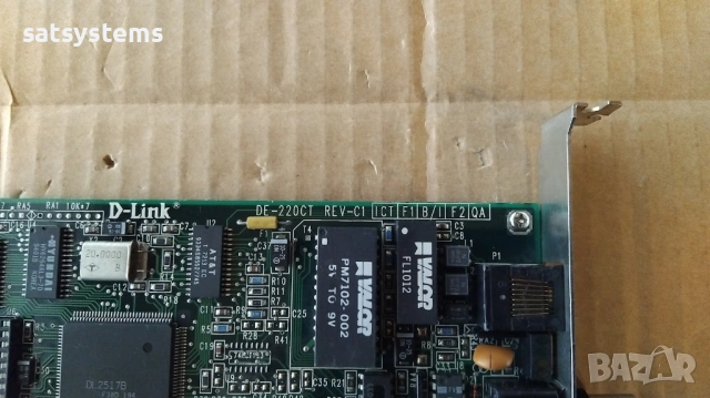 D-Link DE-220CT REV-C1 16-bit ISA Network Controller Card, снимка 7 - Мрежови адаптери - 53406599