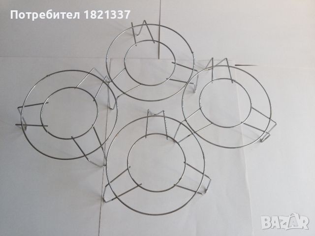 Комплект метални подложки за горещи съдове , снимка 10 - Аксесоари за кухня - 46516679