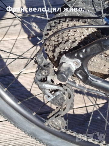 27 5 цола алуминиев електрически велосипед колело 36 волта, 30 скорости Shimano deore, на 260км, снимка 6 - Части за велосипеди - 52231993