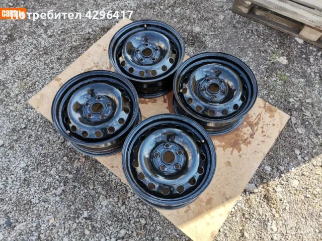 4бр. железни джанти 15цола 5x112 за Vw,Skoda,Seat,Audi, снимка 3 - Гуми и джанти - 47945344