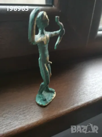 стара медна фигура, снимка 2 - Антикварни и старинни предмети - 50151646