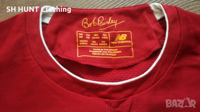 NEW BALANCE FC LIVERPOOL Kids Footall T-Shirt размер 9 години / 134 см детска футболна тениска 25-59, снимка 13 - Детски тениски и потници - 53210306