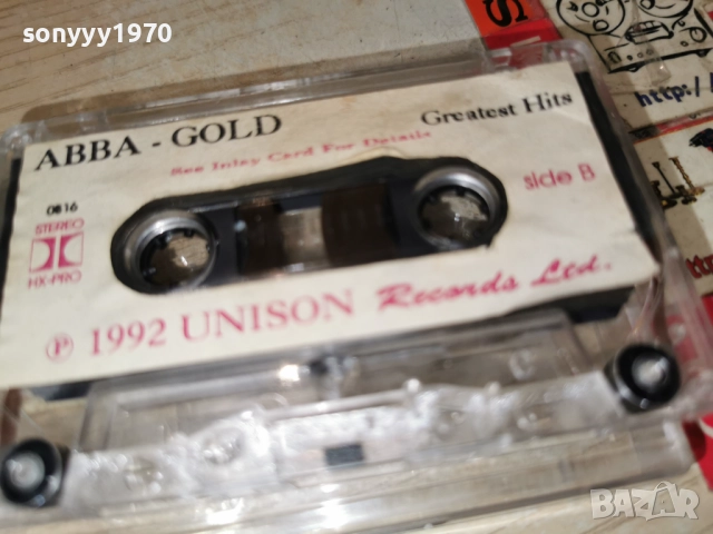 ABBA-GOLD UNISON TAPE 1992 1312252311, снимка 14 - Аудио касети - 52777954