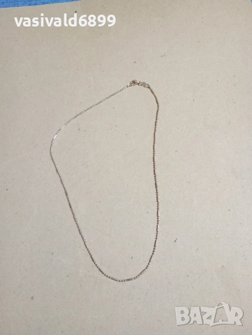 Посребрено синджирче , снимка 2 - Колиета, медальони, синджири - 53882231