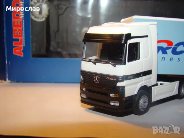 ALBEDO H0 1/87 MERCEDES BENZ ACTROS TIR ТИР КАМИОН МОДЕЛ, снимка 2 - Колекции - 48408644