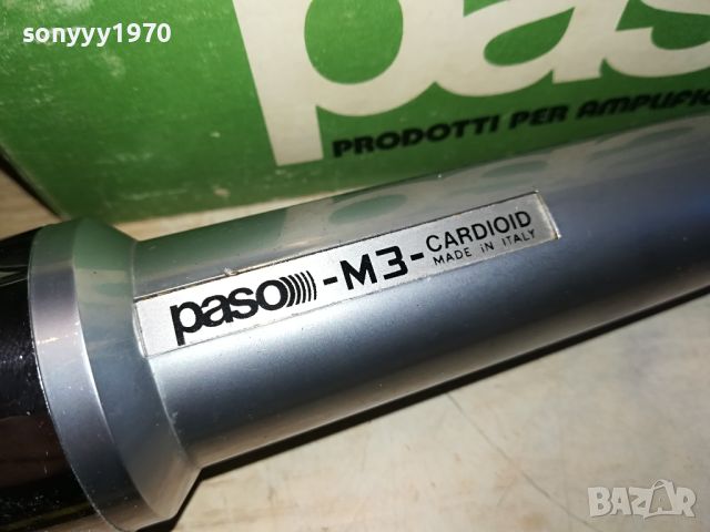 PASO-M3 MADE IN ITALY-ВНОС FRANCE 0704240810, снимка 6 - Микрофони - 45154582