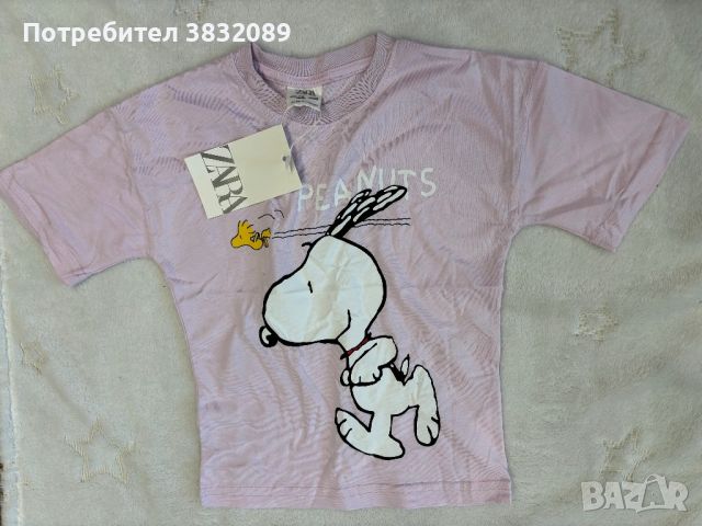Детска тениска Zara, снимка 2 - Бебешки блузки - 45626954