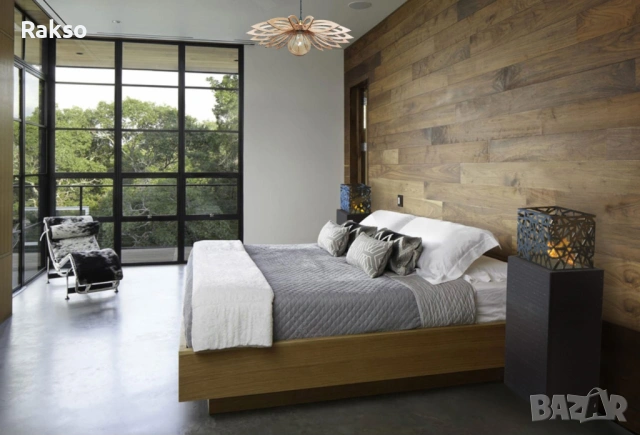 Полилей от дърво. Интериорно осветително тяло за таван ”Ампера” , снимка 8 - Полилеи - 53975195