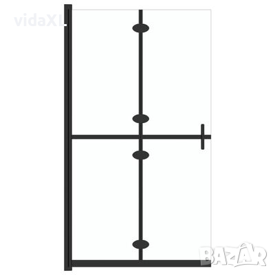 vidaXL Сгъваема стена за душ с прозрачно ESG стъкло, 120x190 см（SKU:151185