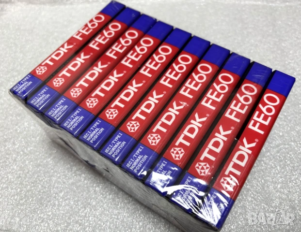 Нови! Запечатани! Аудио касети TDK FE60 FERRIC IEC I / TYPE I NORMAL POSITION