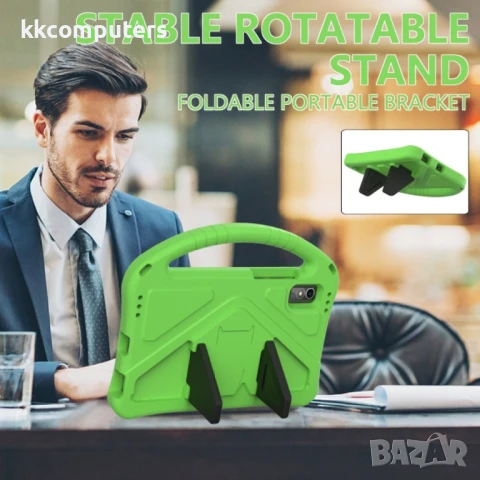 Lenovo Tab M9 TB-310FU Удароустойчив Калъф с Удобна Дръжка и Стойка + Протектор, снимка 11 - Калъфи, кейсове - 51117939