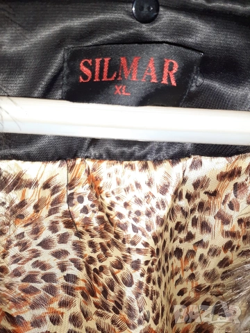 Елегантно дълго яке с кожена яка! , снимка 6 - Якета - 53514873