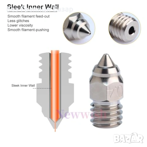 Нов Меден hotend 300°C с 0.4 мм дюза за Ender 3 S1 и CR-10 Smart Pro, снимка 8 - Друга електроника - 54110478