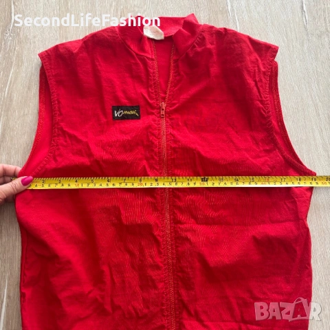 Винтидж дамски елек VoMax, размер L, 1997 г., отбор по ски бягане J-2 на Ню Хемпшир, снимка 4 - Спортни екипи - 53505670