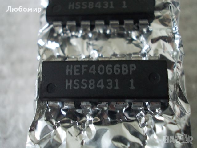 Интегрална схема HEF4066BP, снимка 2 - Друга електроника - 45339052