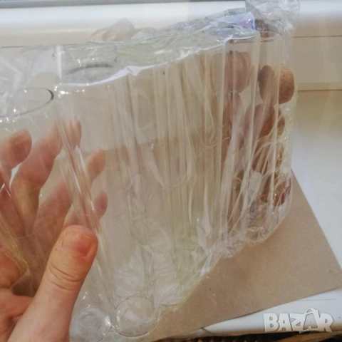 Епруветки стъклени с корк декоративно шишенце дълго с тапа, снимка 6 - Декорация за дома - 53469267