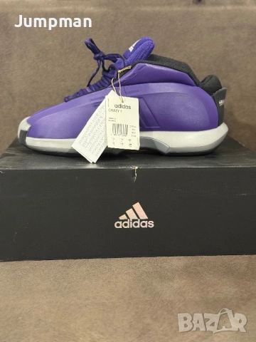 Kobe Bryant’s adidas Crazy 1 Regal Purple, снимка 2 - Маратонки - 53470648