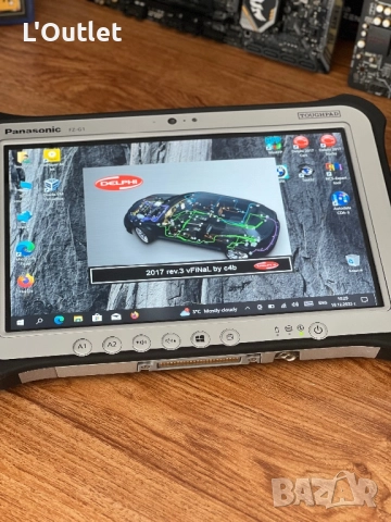 Таблет Лаптоп Panasonic ToughPad FZ-G1 i5-6Gen, 4GB RAM, 128GB SSD, снимка 3 - Таблети - 52904817