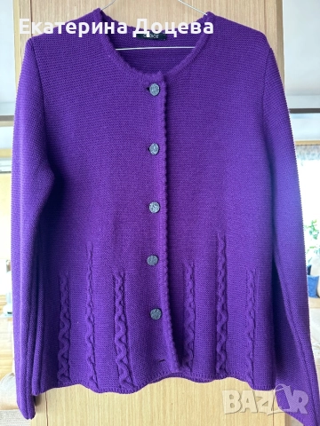 Лилава жилетка, снимка 3 - Жилетки - 52090092