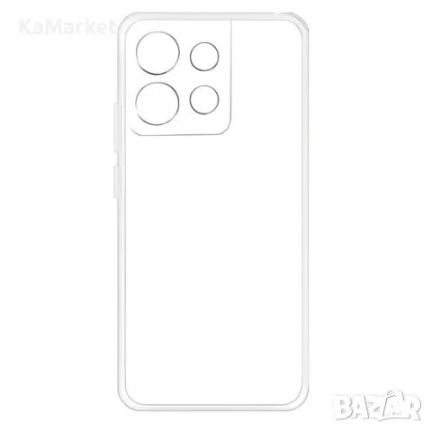 Силиконов кейс MBX 2mm, За Motorola Edge 50 Neo, Прозрачен, снимка 1 - Калъфи, кейсове - 47884282