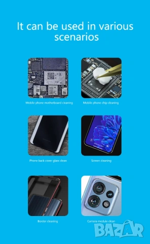 MaAnt MY-065 мини почистващи нано гъбки с висока плътност за почистване на SMD фина електроника, снимка 2 - Друга електроника - 53999782