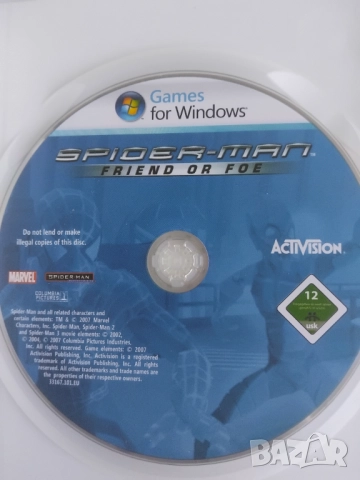 Spider-man Friend or FDE  - оригинална компютърна PC игра , снимка 2 - Игри за PC - 51801963