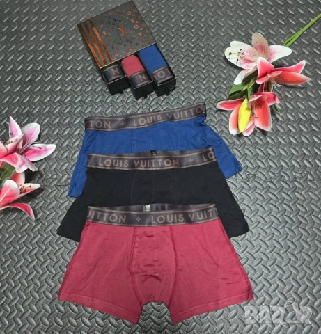 Мъжки боксерки hermes hugo boss burberry gucci , снимка 3 - Бельо - 51148125