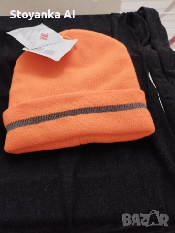 Зимна шапка 3М оранжев , снимка 2 - Шапки - 52494420