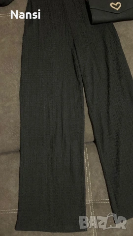 Уникален гащеризон на BERSHKA с актуални широки крачоли, снимка 15 - Гащеризони - 53661087