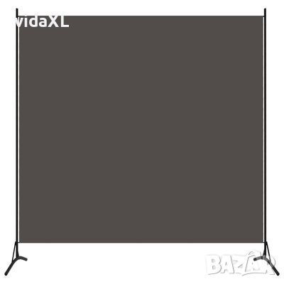 vidaXL Параван за стая, 1 панел, антрацит, 175x180 см（SKU:320737, снимка 1 - Паравани - 46197461