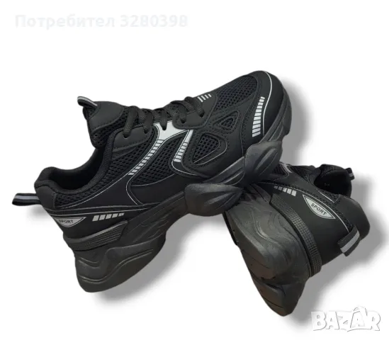 Дамски маратонки в черен цвят модел: BК-2 black, снимка 5 - Маратонки - 47076489