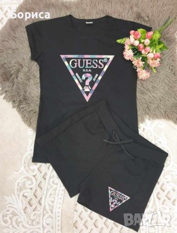 НОВИ МОДЕЛИ ДАМСКИ ЛЕТНИ КОМПЛЕКТИ GUESS, NIKE , снимка 4 - Спортни екипи - 45333090