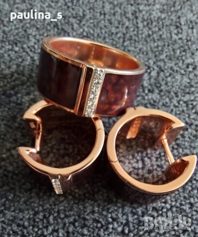 Два различни броя / Дизайнерски комплект сребърни бижута проба 925 / Япония Japan , снимка 16 - Бижутерийни комплекти - 32971465