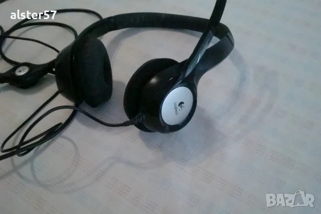 Компютърни USB слушалки Logitech A-00009, снимка 5 - Слушалки за компютър - 50908641