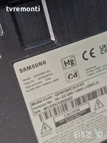 оригинална стойка крачета телевизор Samsung модел QE50Q60A, снимка 6 - Стойки, 3D очила, аксесоари - 53915254