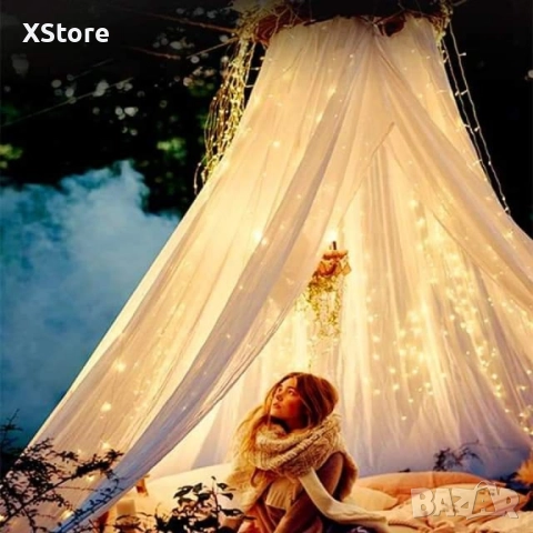 Коледни лампички на батерии в различни цветове, снимка 8 - Декорация за дома - 52440352