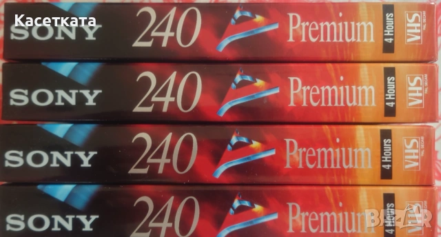 Видеокасети VHS Sony Premium E-240, снимка 3 - Плейъри, домашно кино, прожектори - 53834899