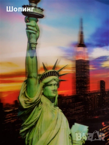 3D картина (30/40см) Статуята на Свободата, снимка 7 - Картини - 27973424