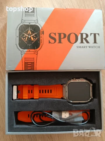 Спортен Смарт мъжки часовник с блутут, водоустойчив 2 инчов HD дисплей, снимка 3 - Друга електроника - 50556573