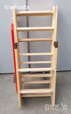 НАЙ ДОБРАТА ОФЕРТА НОВА Дървена сгъваема таванска стълба 2,5м , снимка 2 - Други инструменти - 52930054