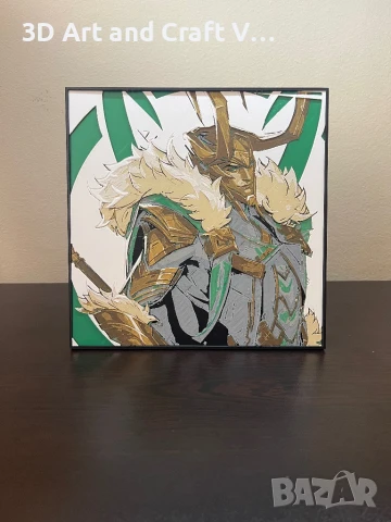  Релефна картина Loki – Marvel Rivals 🐍✨