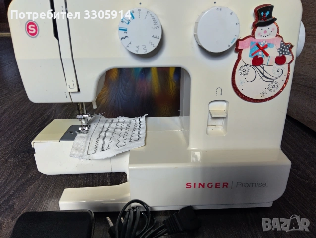 Продавам шевна машина SINGER-PROMISE, 