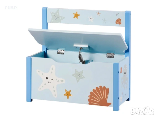 НОВИ! Детска дървена пейка с ракла, снимка 4 - Други - 53935285