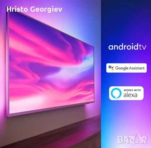 Телевизор LED Smart Android Philips, 70" (178 см),  4K UHD TV, снимка 4 - Части и Платки - 49091502