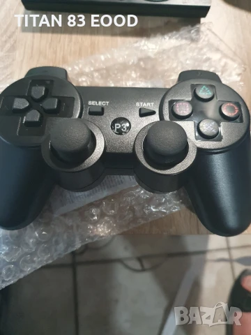 Безжичен контролер, Съвместим с PS3, DoubleShock, Черен