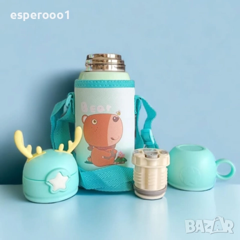 Детска бутилка за вода 2 в 1, снимка 4 - Други - 51496527